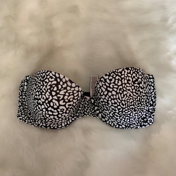 EUC‎ Victoria's Secret Bra, Strapless, Cheetah. 32C - Picture 1 of 5